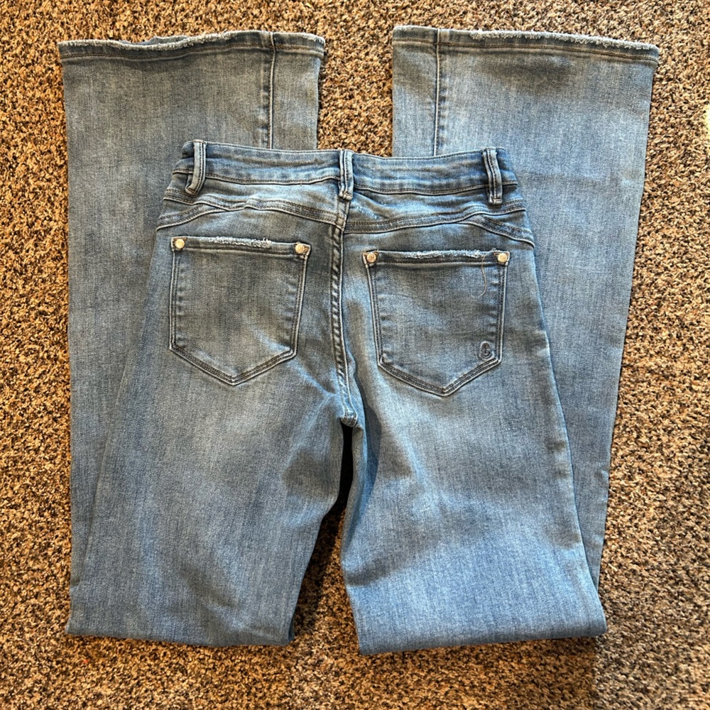 Rockin’ C Mid Rise Flare Leg Jeans